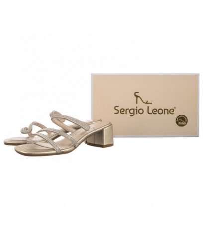 Sergio Leone Złote SK 044 (SL526-a) shoes