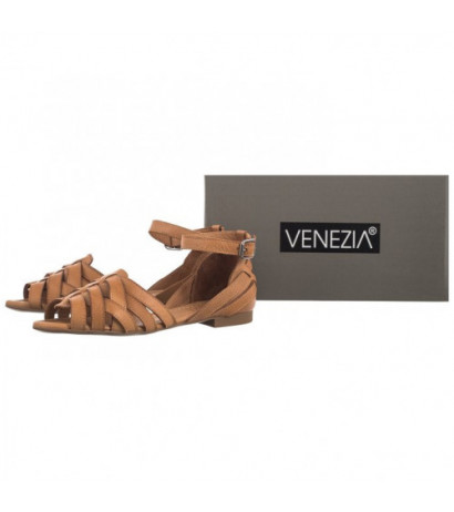 Venezia Brązowe 0028604 Coconut (VE772-a) sandalai