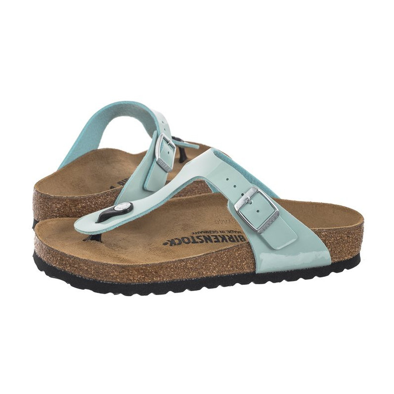 Birkenstock Gizeh BS Patent Surf Green 1026956 (BK51-e) apavi