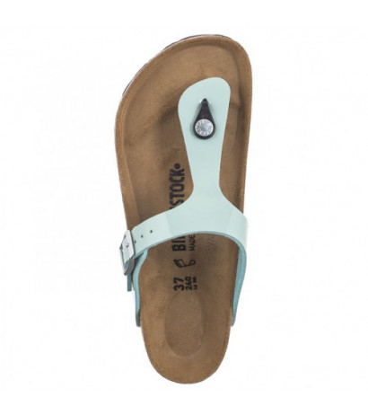 Birkenstock Gizeh BS Patent Surf Green 1026956 (BK51-e) apavi