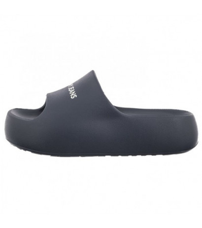 Tommy Hilfiger Tjw Chunky Flatform Slide Dark Night Navy EN0EN02454 C1G (TH1101-a) bateliai