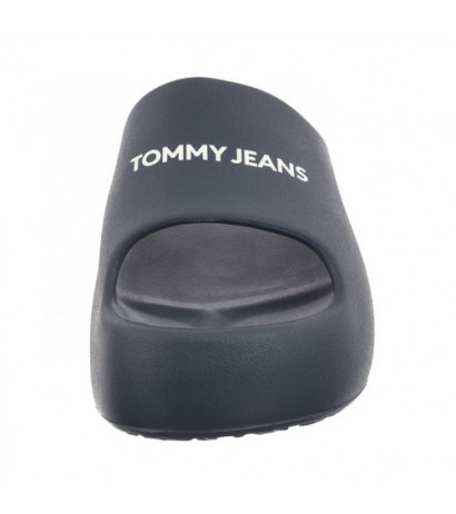 Tommy Hilfiger Tjw Chunky Flatform Slide Dark Night Navy EN0EN02454 C1G (TH1101-a) bateliai