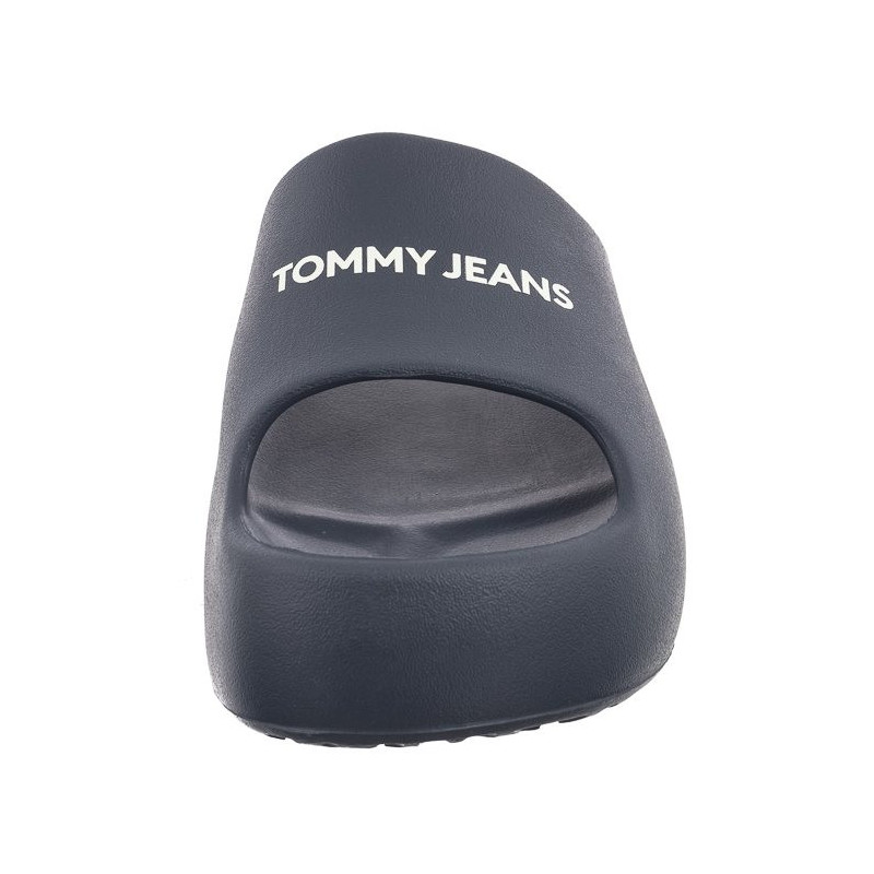 Tommy Hilfiger Tjw Chunky Flatform Slide Dark Night Navy EN0EN02454 C1G (TH1101-a) bateliai