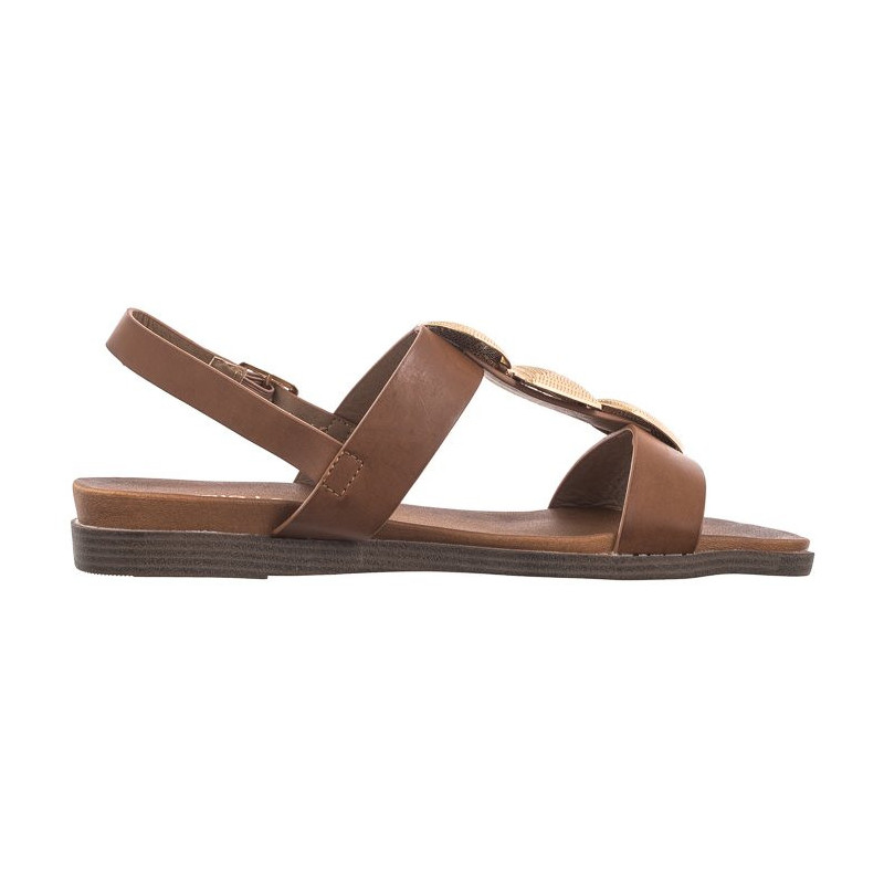 Sergio Leone Brązowe SK 072 H  (SL534-a) sandals