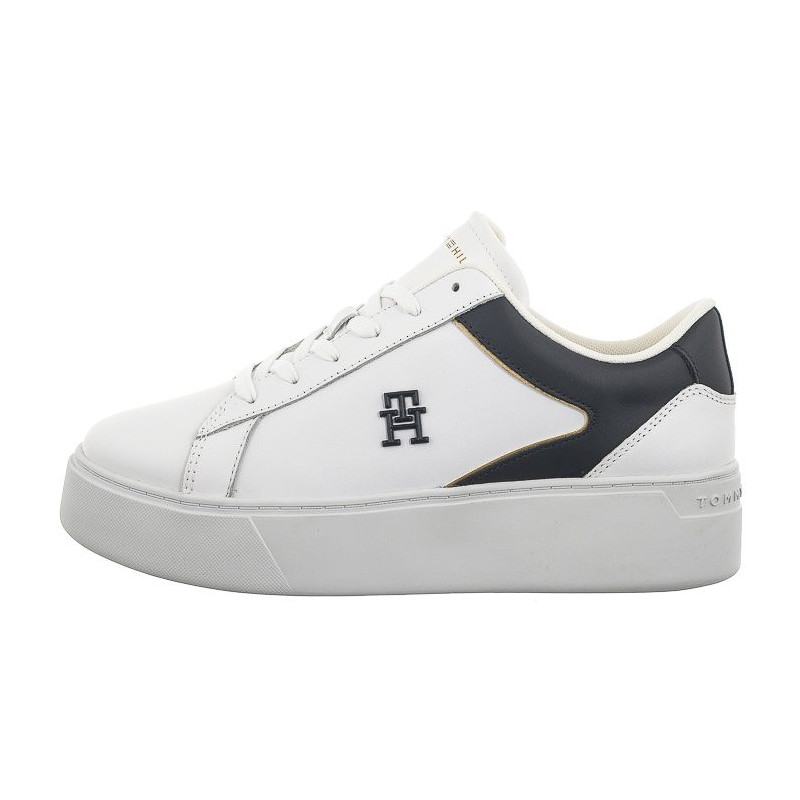 Tommy Hilfiger TH Platform Court Sneaker White/Space Blue FW0FW07910 0K5 (TH1104-a) sportiniai bateliai