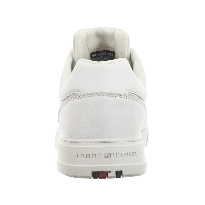 Tommy Hilfiger Modern Cup Corporate Lth White FM0FM04941 YBS (TH1105-a) sporta apavi