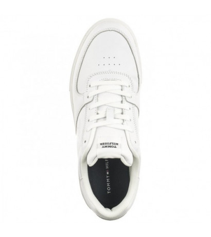 Tommy Hilfiger Modern Cup Corporate Lth White FM0FM04941 YBS (TH1105-a) sporta apavi