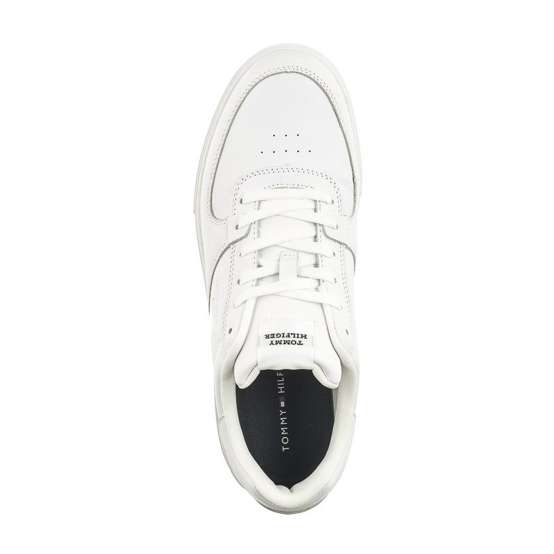 Tommy Hilfiger Modern Cup Corporate Lth White FM0FM04941 YBS (TH1105-a) sportiniai bateliai