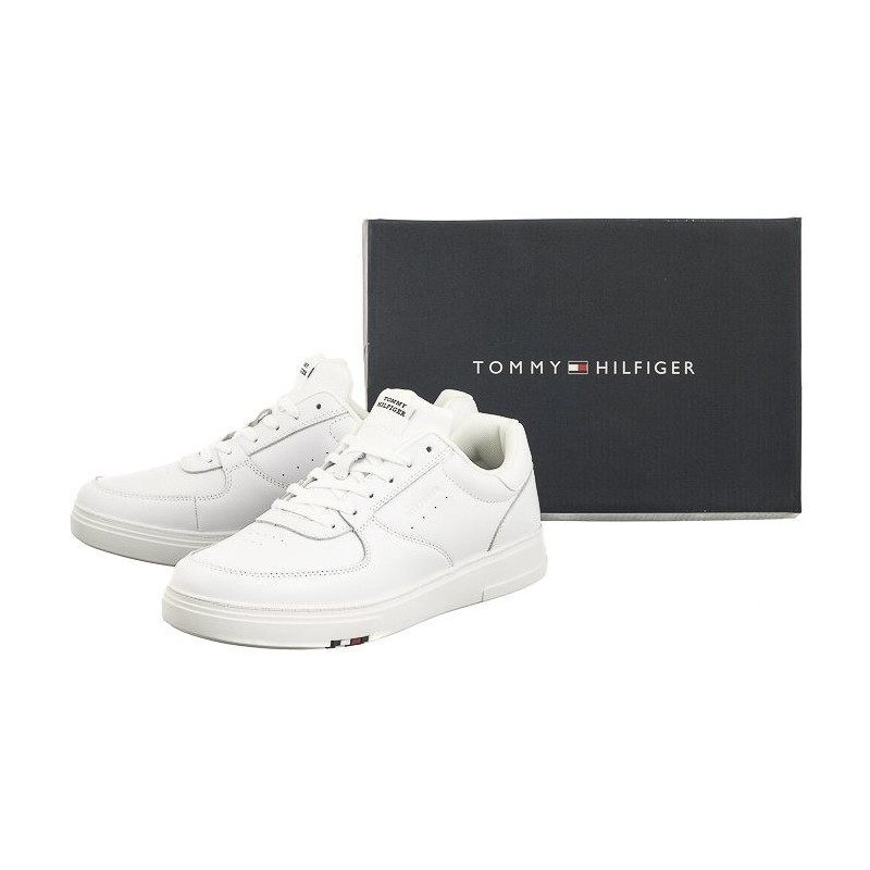 Tommy Hilfiger Modern Cup Corporate Lth White FM0FM04941 YBS (TH1105-a) spordijalatsid