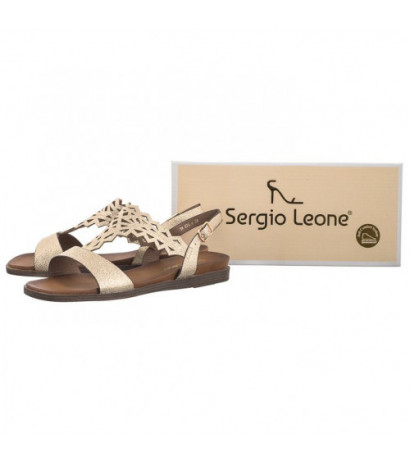 Sergio Leone Złote SK 070 H (SL530-a) sandals