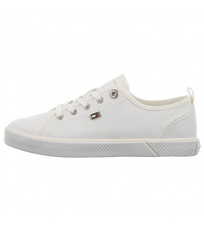 Tommy Hilfiger Vulc Canvas Sneaker White FW0FW08063 YBS (TH1102-a) kurpes