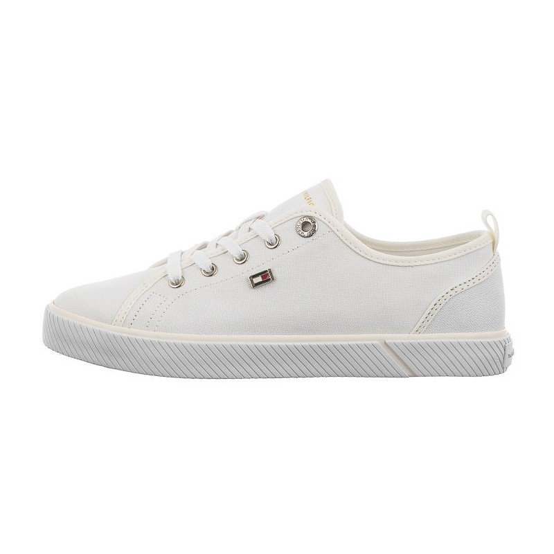 Tommy Hilfiger Vulc Canvas Sneaker White FW0FW08063 YBS (TH1102-a) kingad