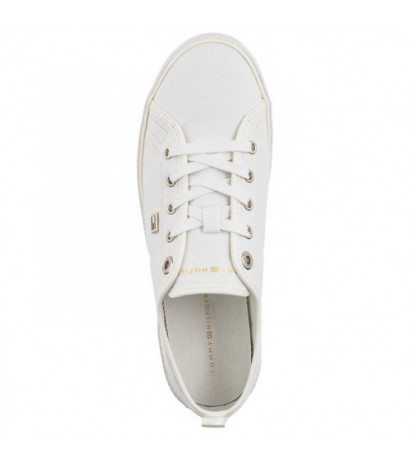 Tommy Hilfiger Vulc Canvas Sneaker White FW0FW08063 YBS (TH1102-a) kurpes