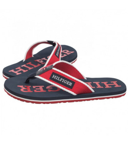 Tommy Hilfiger Patch Hilfiger Beach Sandal Primary Red FM0FM05024 XLG (TH1106-a) batai