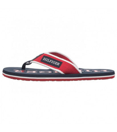 Tommy Hilfiger Patch Hilfiger Beach Sandal Primary Red FM0FM05024 XLG (TH1106-a) apavi