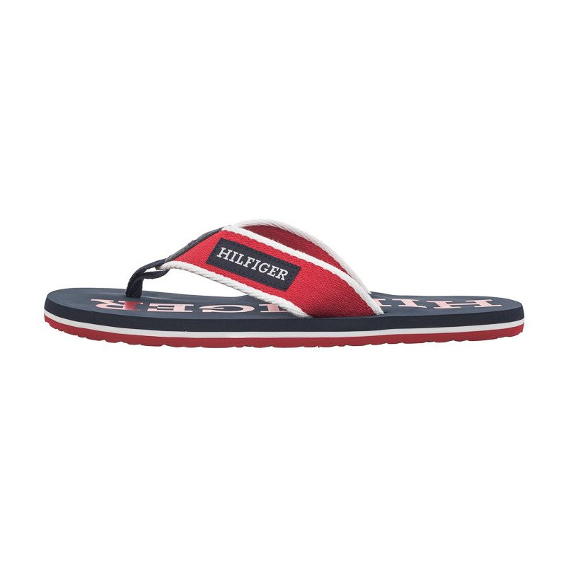 Tommy Hilfiger Patch Hilfiger Beach Sandal Primary Red FM0FM05024 XLG (TH1106-a) apavi