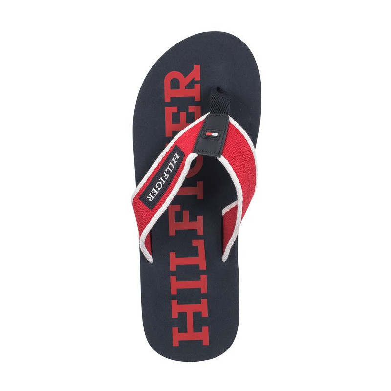 Tommy Hilfiger Patch Hilfiger Beach Sandal Primary Red FM0FM05024 XLG (TH1106-a) apavi