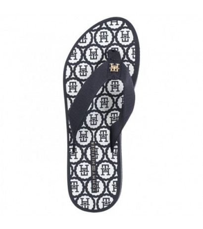 Tommy Hilfiger TH Emblem Beach Sandal Space Blue FW0FW07900 DW6 (TH1107-a) apavi