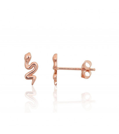 Gold classic studs earrings 1201676(Au-R), Red Gold 585°