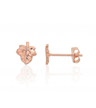 Gold classic studs earrings 1201679(Au-R), Red Gold 585°