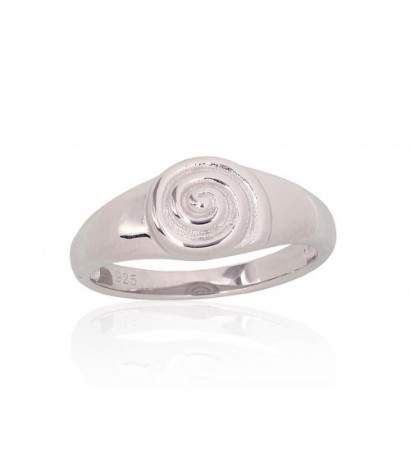 Silver ring 2101936(PRh-Gr), Silver 925°, Rhodium (Plating)