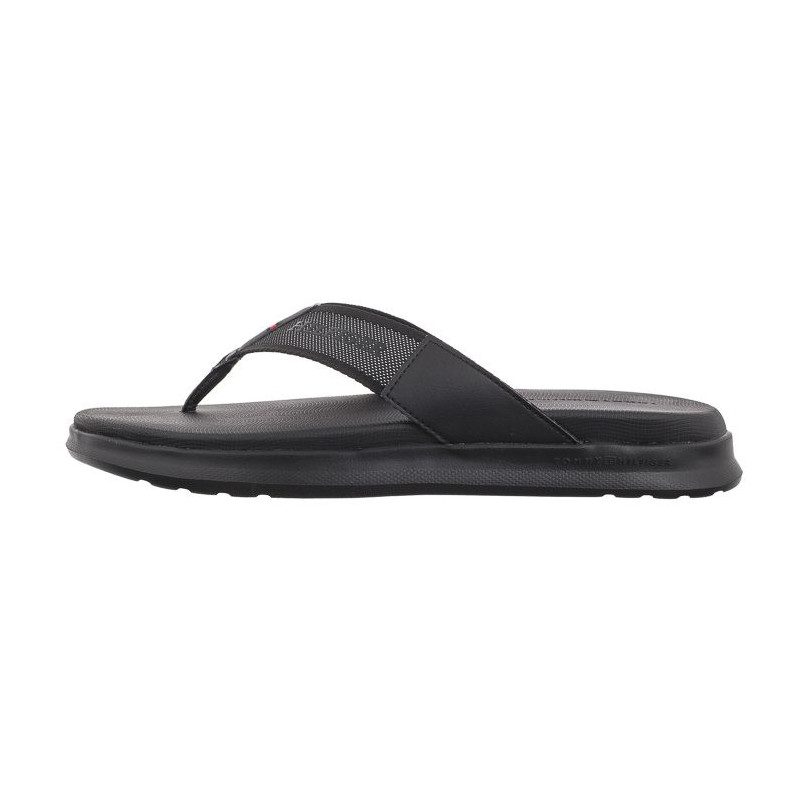 Tommy Hilfiger Comfort Toe Post Beach Sandal Black FM0FM05097 BDS (TH1110-a) kingad