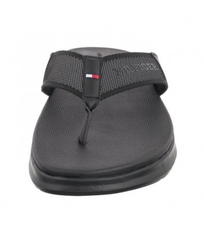 Tommy Hilfiger Comfort Toe Post Beach Sandal Black FM0FM05097 BDS (TH1110-a) kingad