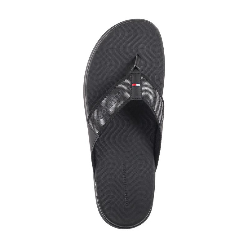 Tommy Hilfiger Comfort Toe Post Beach Sandal Black FM0FM05097 BDS (TH1110-a) kingad