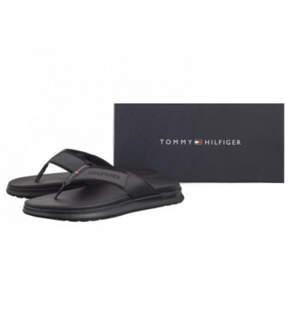 Tommy Hilfiger Comfort Toe Post Beach Sandal Black FM0FM05097 BDS (TH1110-a) kingad