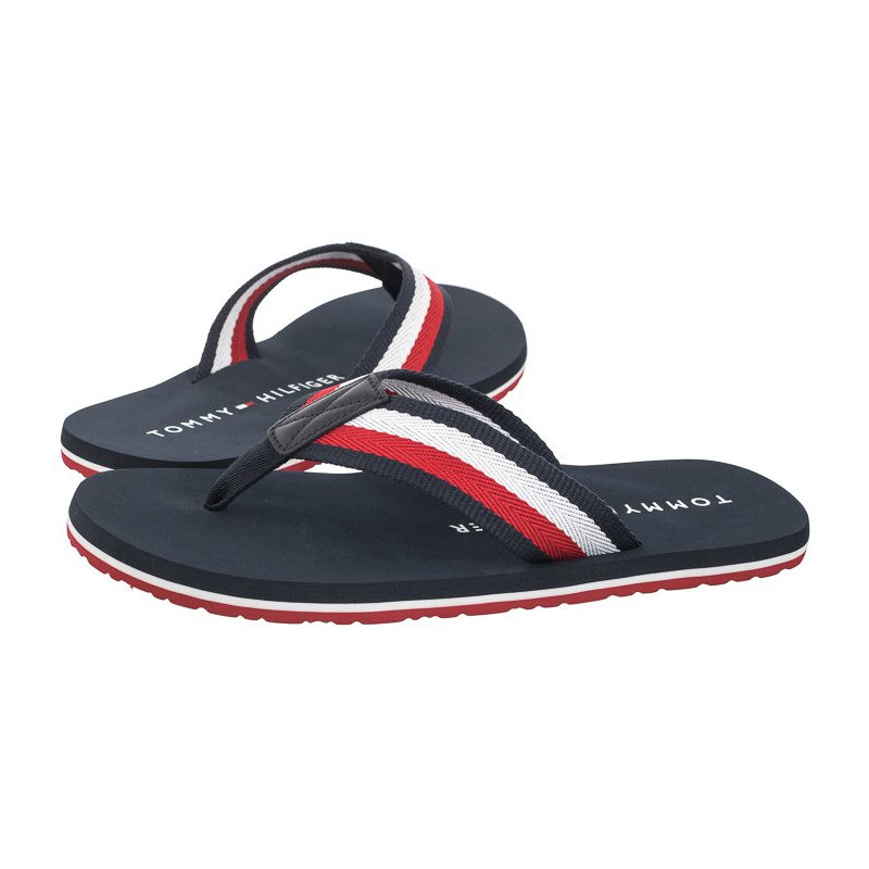 Tommy Hilfiger Coprorate Hilfiger Beach Sandal Desert Sky FM0FM05094 DW5 (TH1112-a) apavi