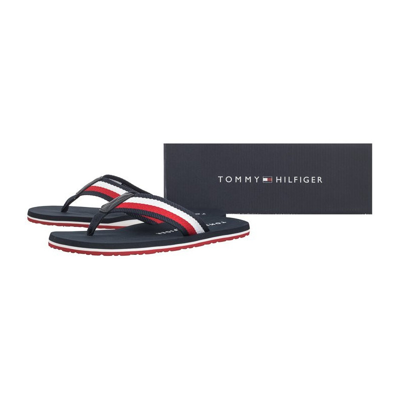 Tommy Hilfiger Coprorate Hilfiger Beach Sandal Desert Sky FM0FM05094 DW5 (TH1112-a) apavi