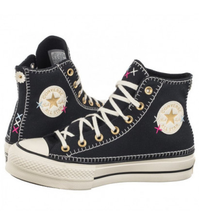 Converse CTAS Lift HI Black/Egret/Gold A08731C (CO693-a) kingad