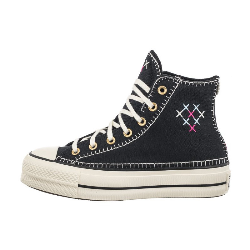 Converse CTAS Lift HI Black/Egret/Gold A08731C (CO693-a) apavi