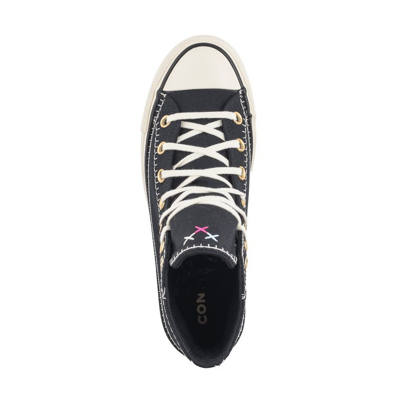 Converse CTAS Lift HI Black/Egret/Gold A08731C (CO693-a) apavi