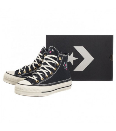 Converse CTAS Lift HI Black/Egret/Gold A08731C (CO693-a) apavi