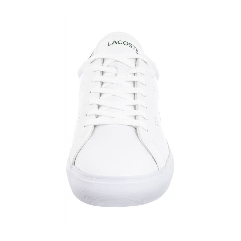 Lacoste Powercourt 2.0 124 3 SMA Wht/Dk Grn 747SMA0110.1R5 (LC439-a) spordijalatsid