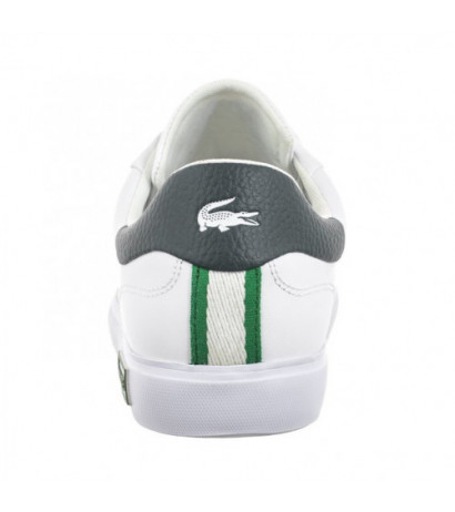 Lacoste Powercourt 2.0 124 3 SMA Wht/Dk Grn 747SMA0110.1R5 (LC439-a) spordijalatsid