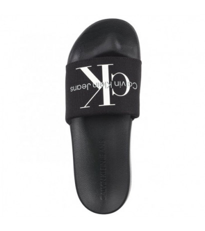 Calvin Klein Slide Monogram Co Black/Bright White YM0YM00061 BDS (CK287-b) čības