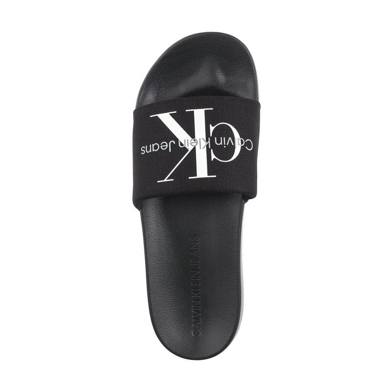 Calvin Klein Slide Monogram Co Black/Bright White YM0YM00061 BDS (CK287-b) čības