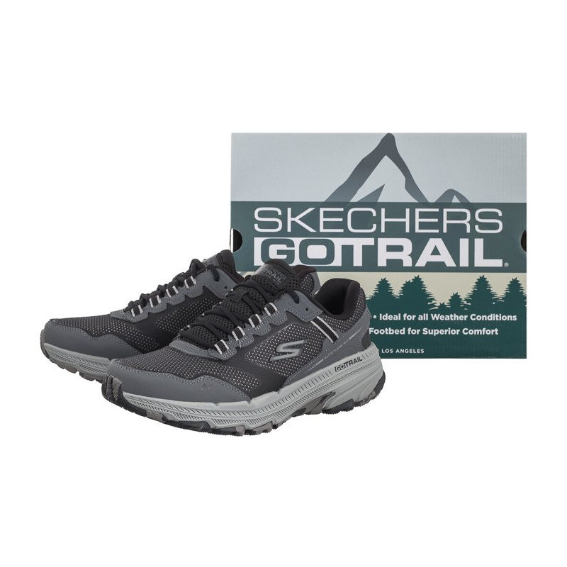 Skechers Go Run Trail Altitude 2.0 Black/Gray 220754/BKGY (SK185-a) apavi