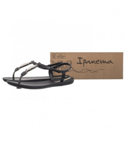 Ipanema Class Bright Sand Fem 83511/AR804 Black/Beige (IP75-a) sandalai