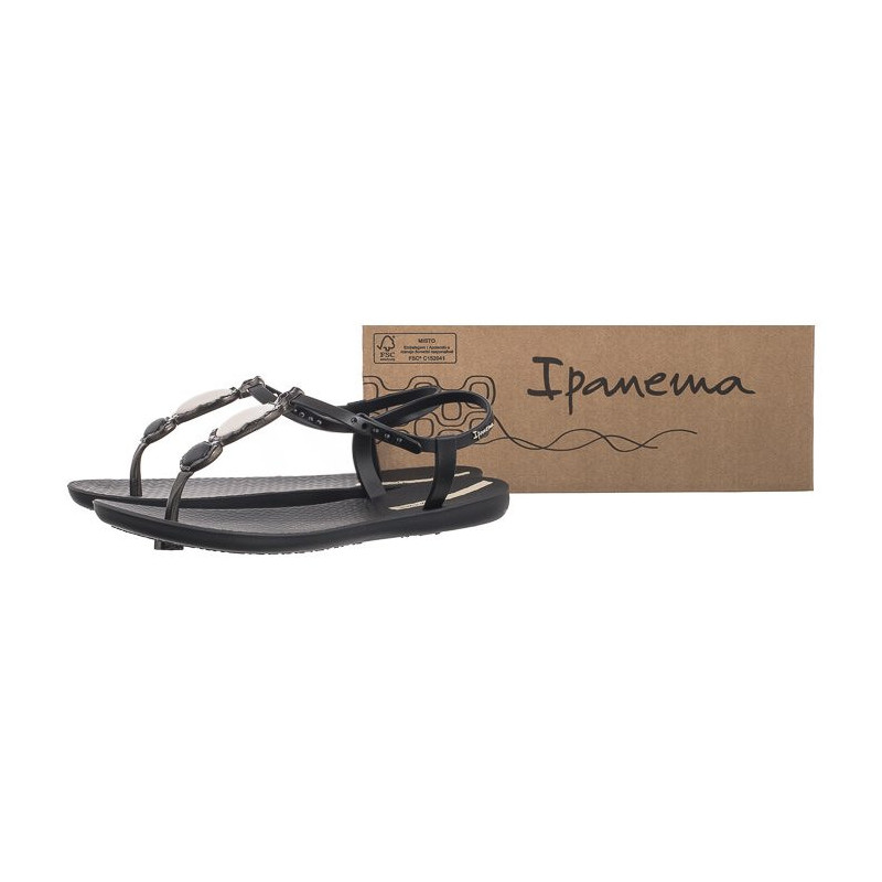 Ipanema Class Bright Sand Fem 83511/AR804 Black/Beige (IP75-a) sandalai