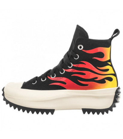 Converse Run Star Hike Hi Black/White/Enamel Red A08766C (CO697-a) apavi