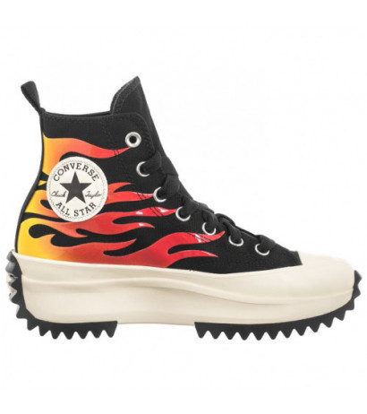 Converse Run Star Hike Hi Black/White/Enamel Red A08766C (CO697-a) apavi