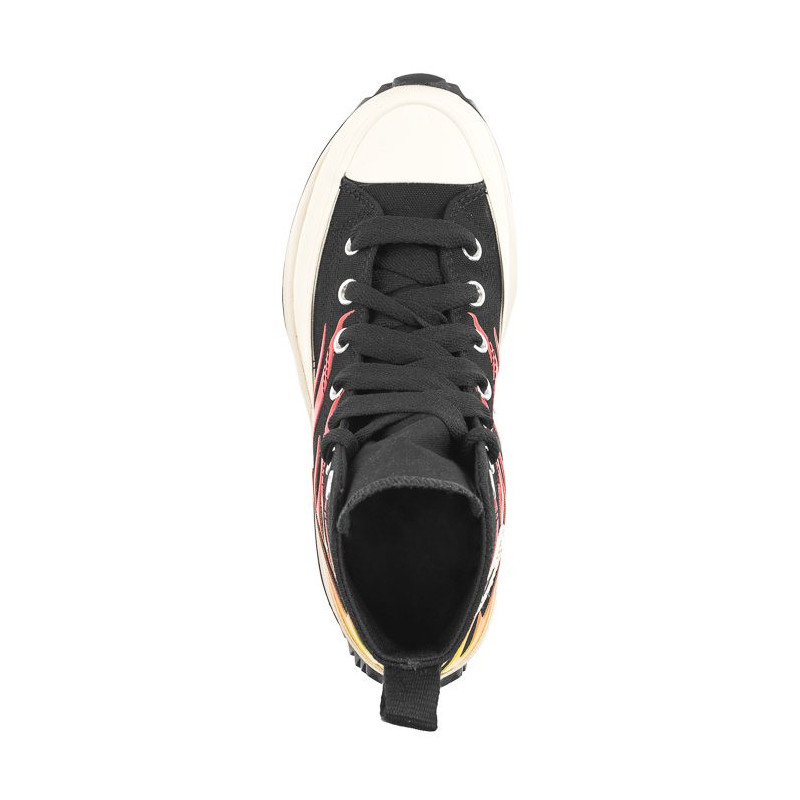 Converse Run Star Hike Hi Black/White/Enamel Red A08766C (CO697-a) apavi