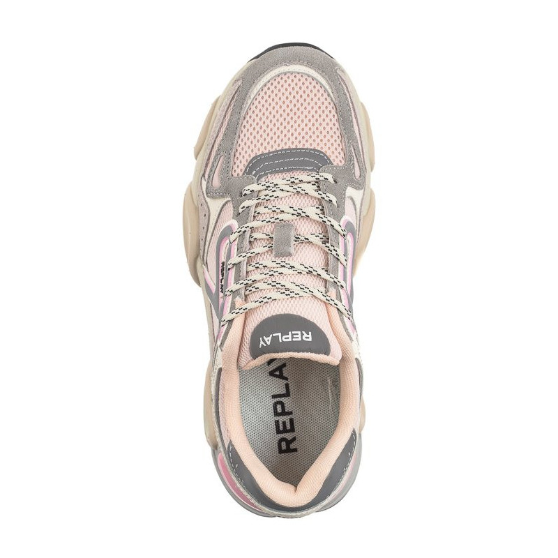 Replay Destiny W Mix 2 GWS9N.000.C0002T RS9N0002T 3325 Lt Grey Lt Pink (RP24-a) sports Shoes