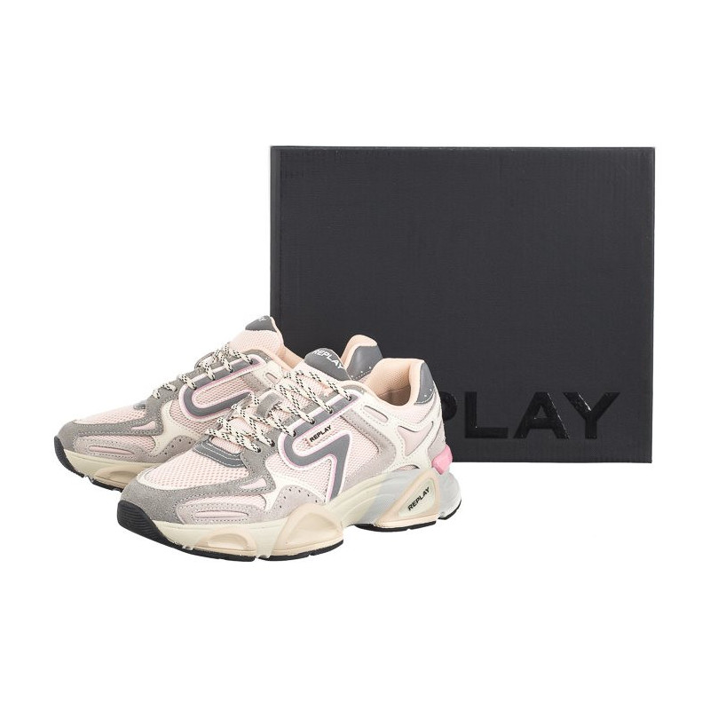 Replay Destiny W Mix 2 GWS9N.000.C0002T RS9N0002T 3325 Lt Grey Lt Pink (RP24-a) sports Shoes