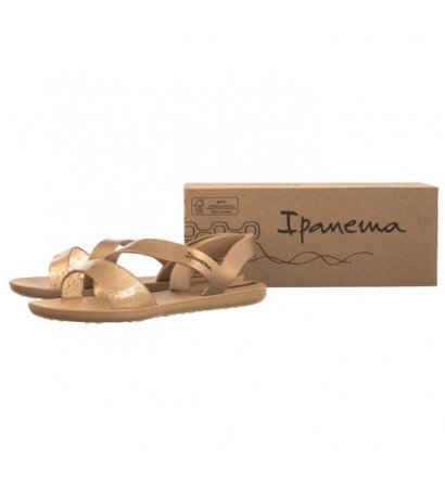 Ipanema Vibe Sandal Fem 82429/AS178 Beige/Gold (IP1-u) sandalai