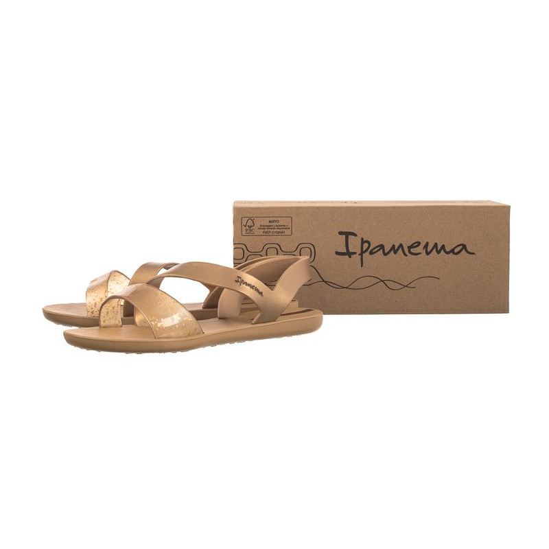 Ipanema Vibe Sandal Fem 82429/AS178 Beige/Gold (IP1-u) sandalai