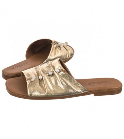 Venezia Złote 0013170 Gold (VE780-a) Sieviešu apavi/Flip Flops